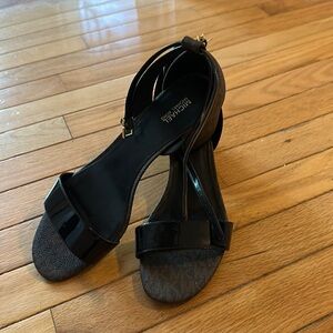 Michael Kors block heel ankle strap sandals size 9